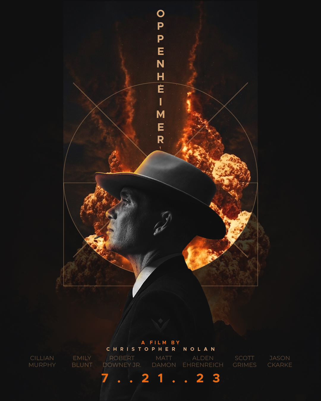 Oppenheimer film poster concept